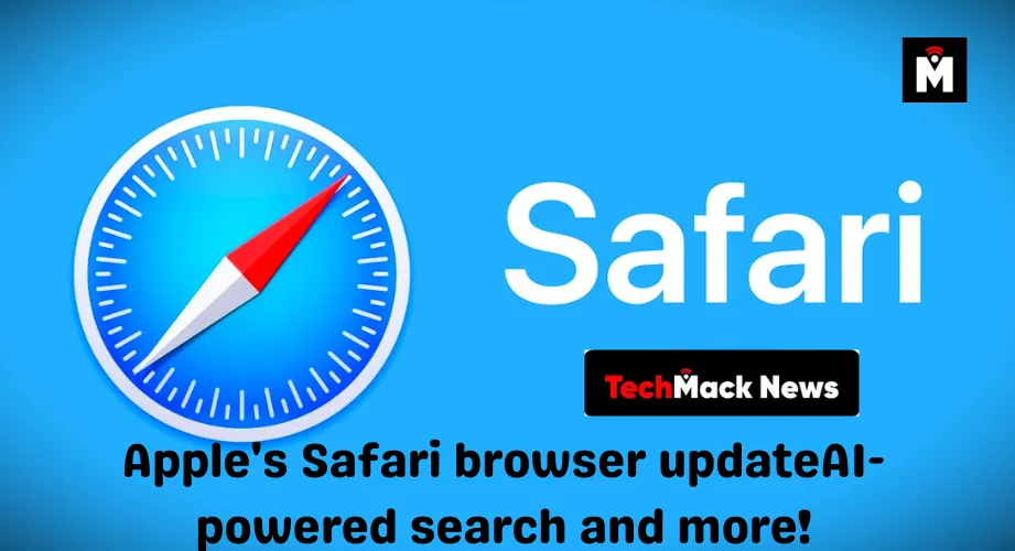 Apple safari browser with AI support