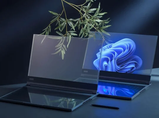Lenovo Transparent Laptop
